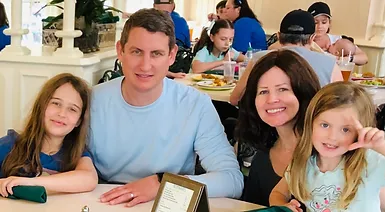 Todd and Jennifer Campbell and their children.